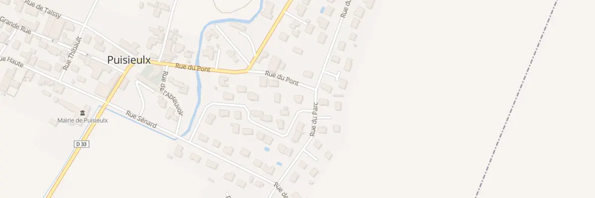Plan du 1 Rue des Erables à Puisieulx