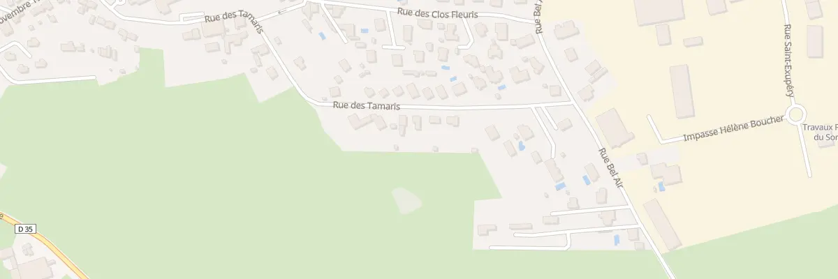 Plan du 482 Rue des Tamaris à Pouilly-sous-Charlieu