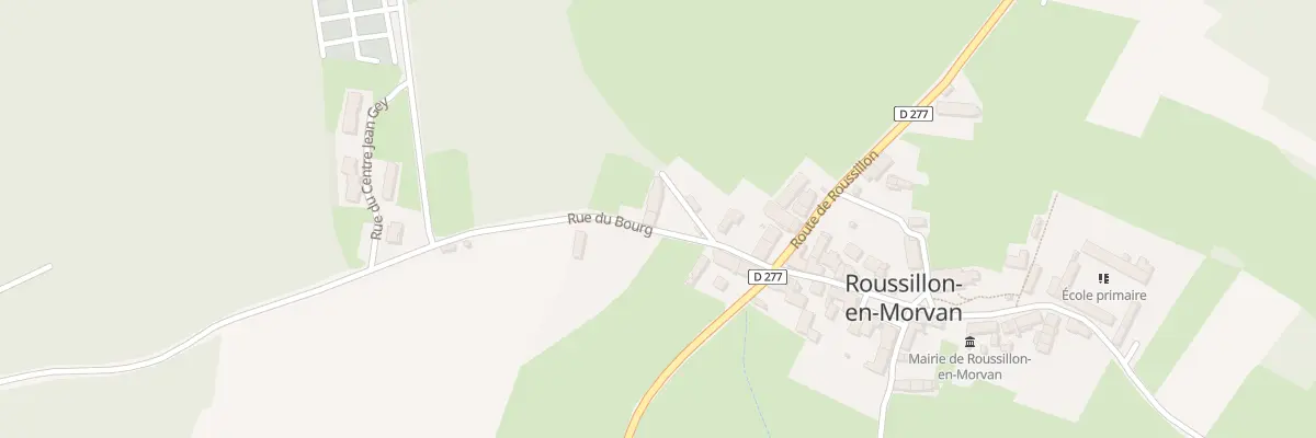 Plan du 30 Rue du Bourg à Roussillon-en-Morvan