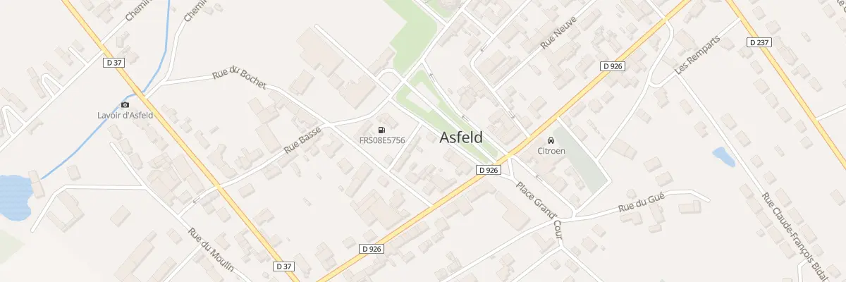 Plan du 6 Pl Grand Cour à Asfeld