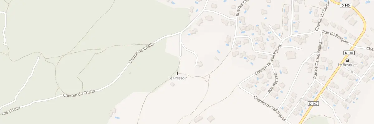 Plan du 21 Che de la Claure à Junas