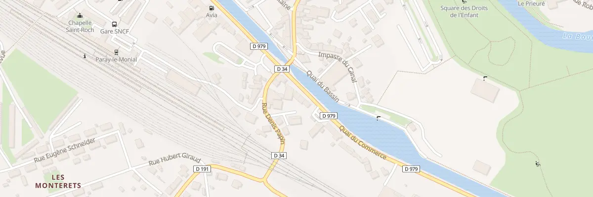 Plan du 36 Quai du Commerce à Paray-le-Monial