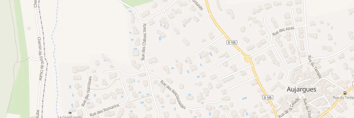 Plan du 5197 Rue des Resclausades à Aujargues