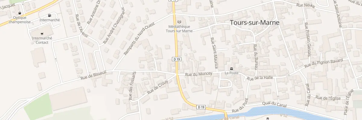 Plan du 4 Rue Bernard à Tours-sur-Marne