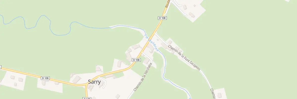 Plan du 5040 Le Bourg à Sarry