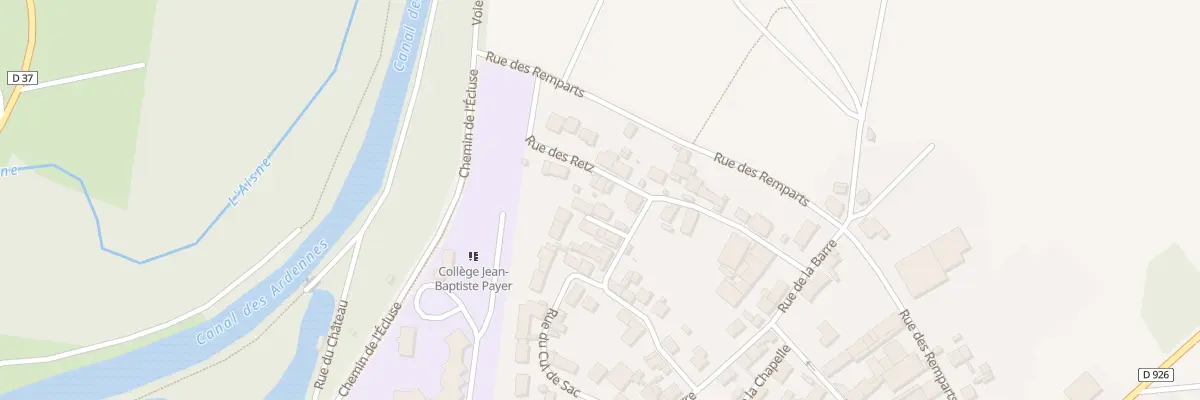 Plan du 2 Imp Navarro à Asfeld