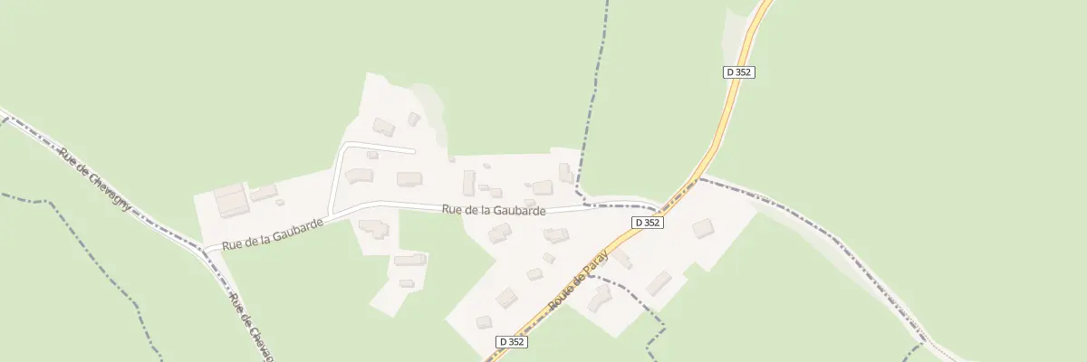 Plan du 96 Rue de la Gaubarde à Saint-Vincent-Bragny