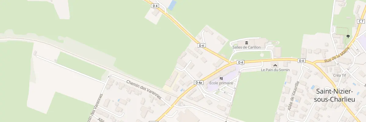 Plan du 88K Rte d’Iguerande à Saint-Nizier-sous-Charlieu