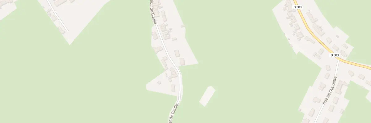 Plan du 387 Rue du Gen de Gaulle à Ohain