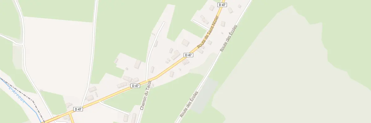 Plan du 330 Rte de Saint Nizier à Charbonnat