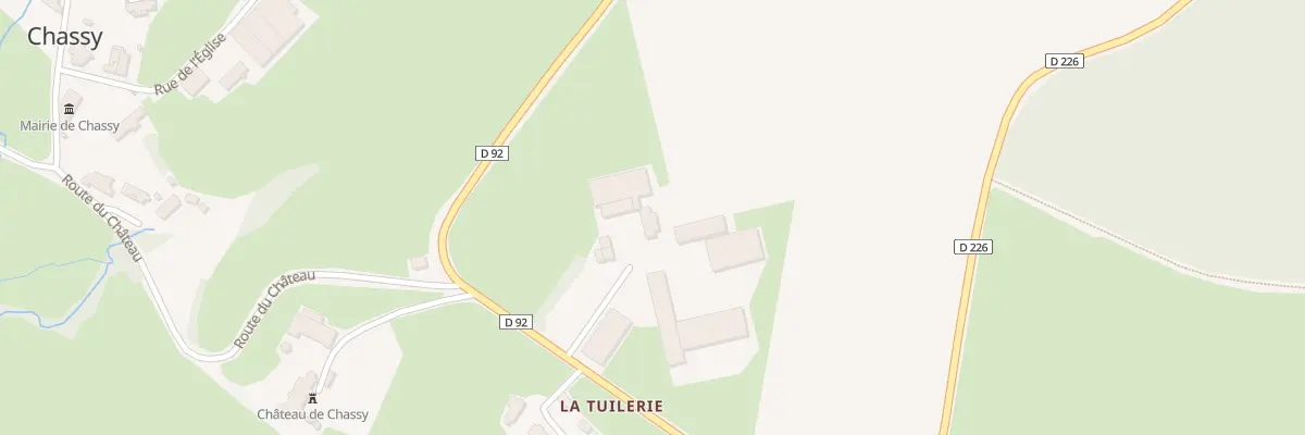 Plan du 5071 Crot Rateau à Chassy