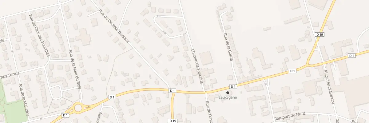Plan du 4 Rue de Fontaine à Tours-sur-Marne