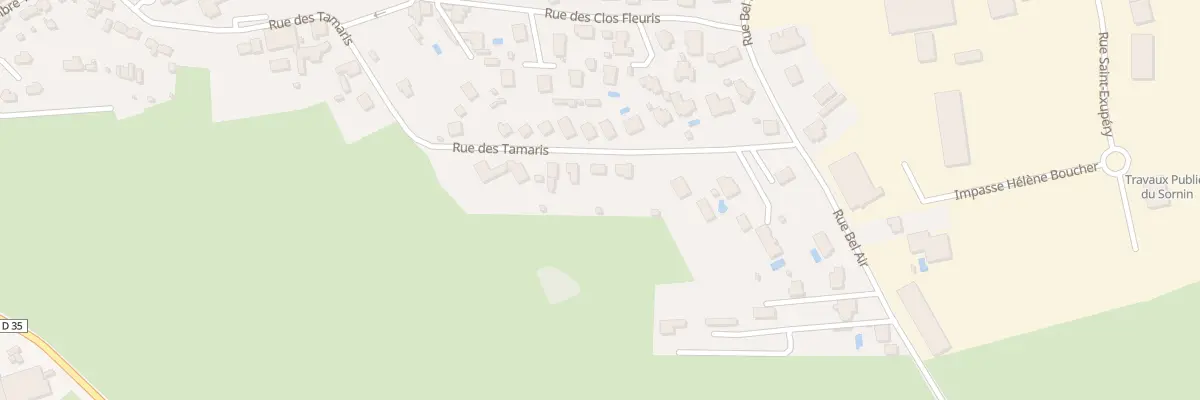 Plan du 504 Rue des Tamaris à Pouilly-sous-Charlieu