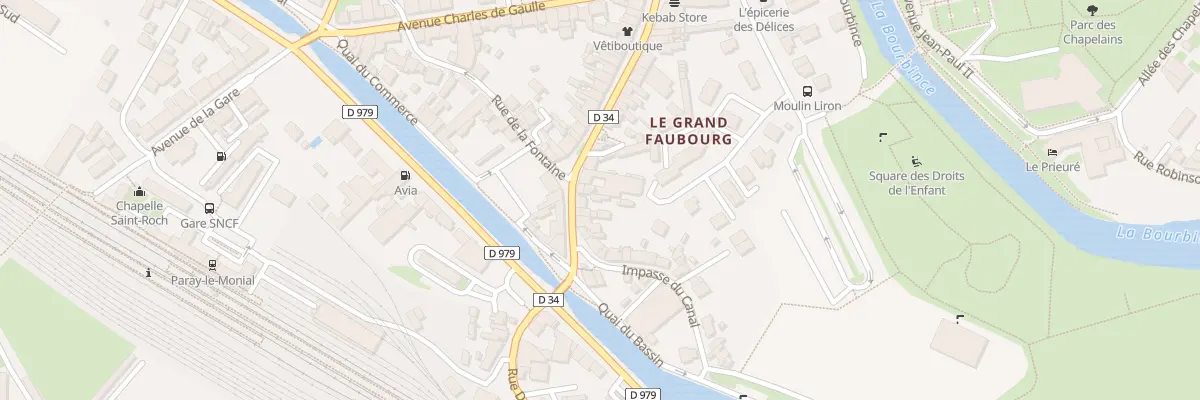 Plan du 41B Rue de la République à Paray-le-Monial