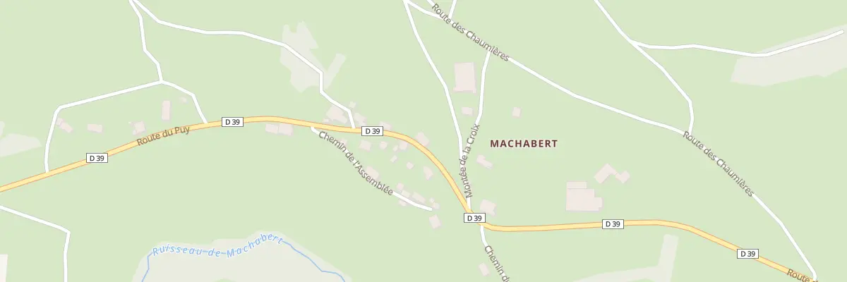 Plan du 24 Rte du Puy à Saint-Front