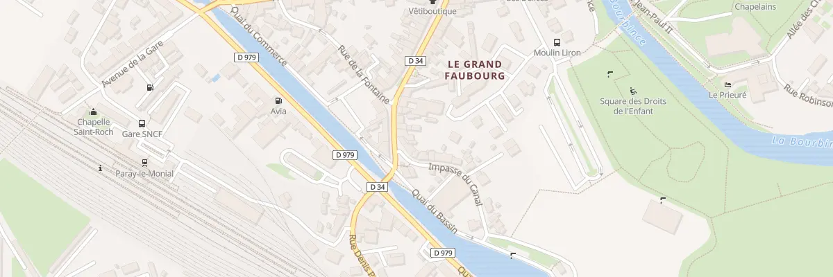 Plan du 47 Rue de la République à Paray-le-Monial