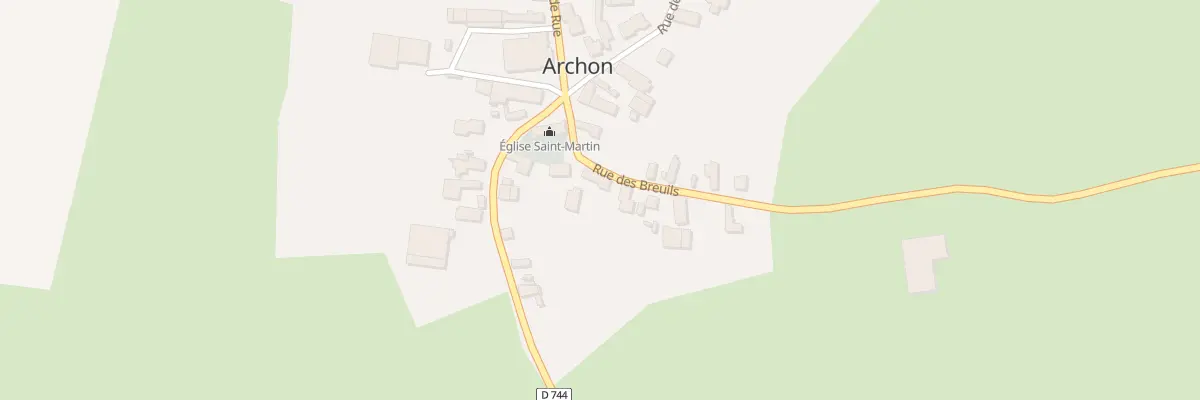 Plan du 4 Rue des Breuils à Archon
