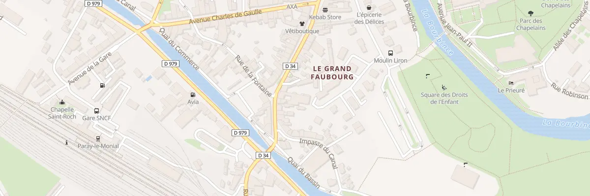Plan du 39 Rue de la République à Paray-le-Monial