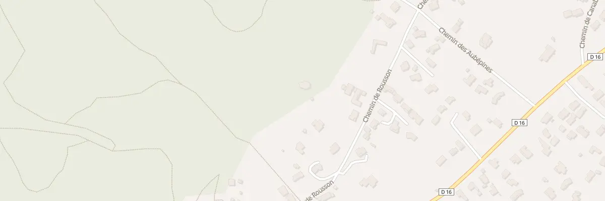 Plan du 42 Che de Rousson à Saint-Privat-des-Vieux