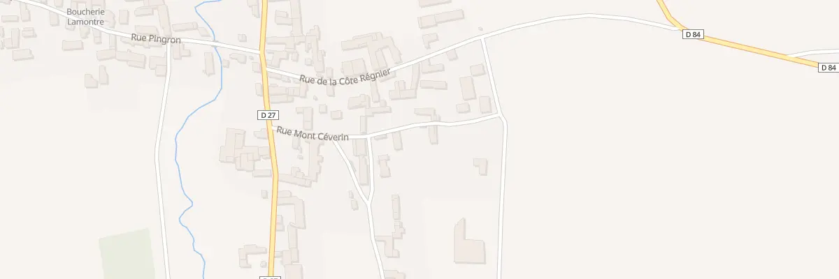 Plan du 8 Rue Mont Ceverin à Chesley