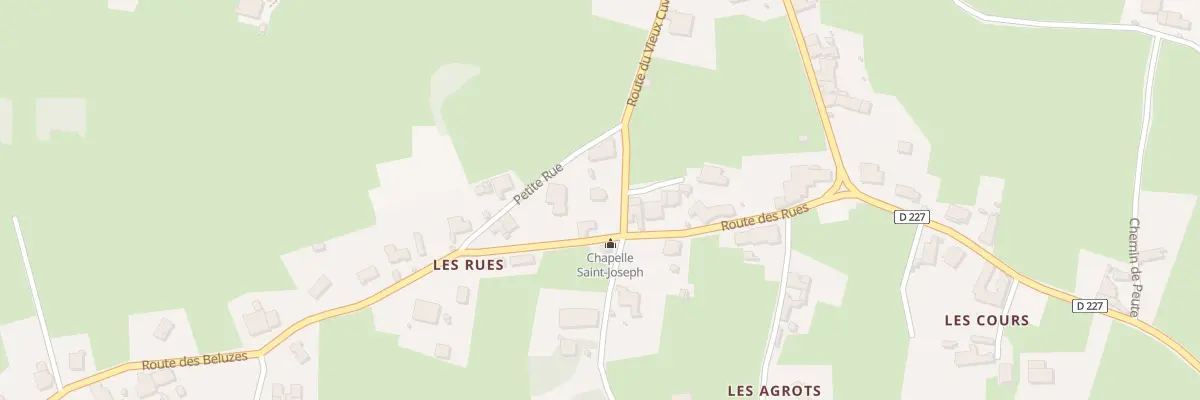 Plan du 230 Rte du Vieux Cuvage à Fleury-la-Montagne
