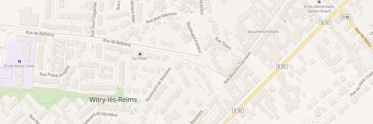 Plan du 3 Rue de Bétheny à Witry-lès-Reims