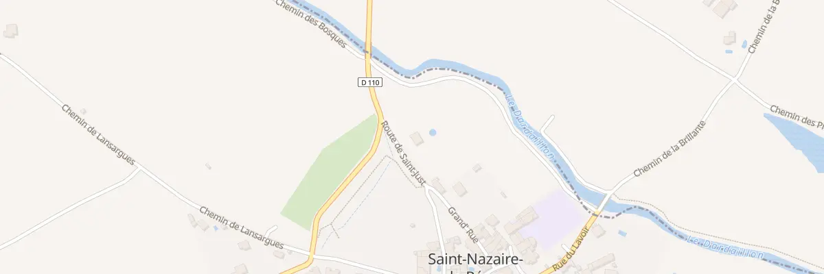 Plan du 78 Rte de St Just à Saint-Nazaire-de-Pézan