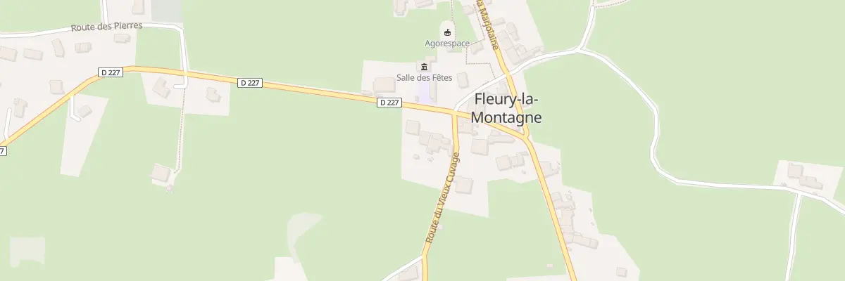Plan du 125 Rte d’Iguerande à Fleury-la-Montagne