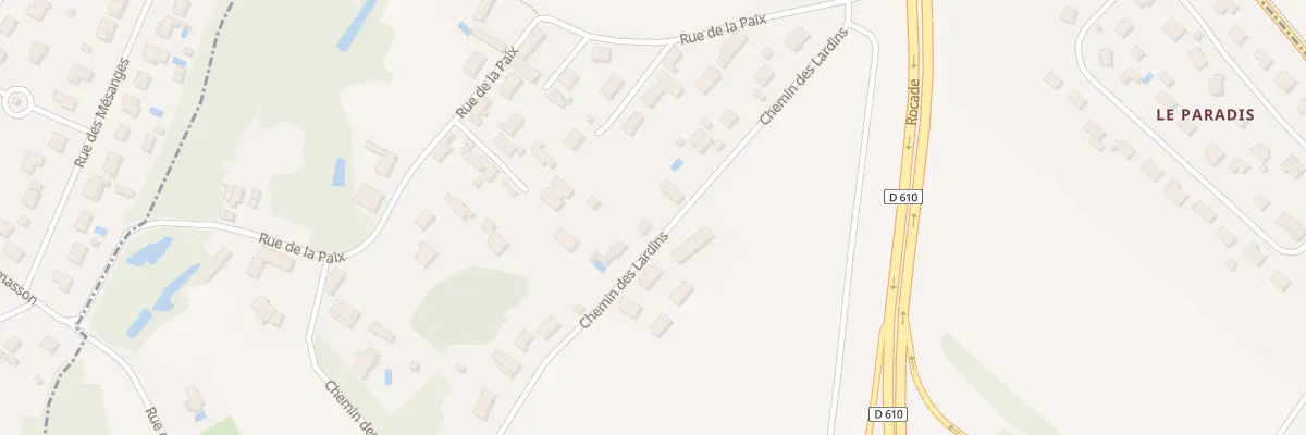 Plan du 14 Che des Lardins à Creney-près-Troyes
