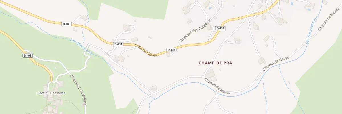 Plan du 705 Rte de Naves aux Vans