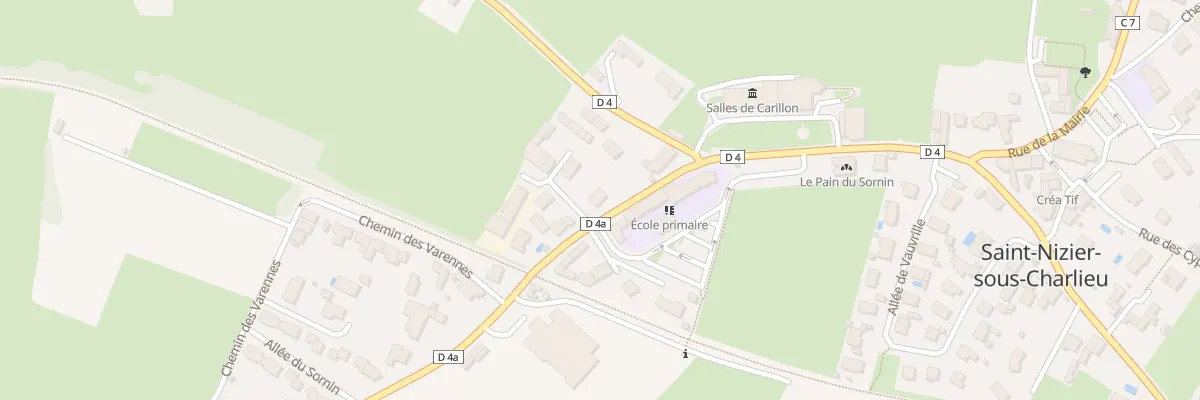 Plan du 117 Rte d’Iguerande à Saint-Nizier-sous-Charlieu
