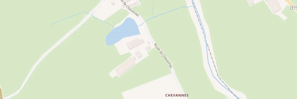 Plan du 5034 Chevanes à Montmort