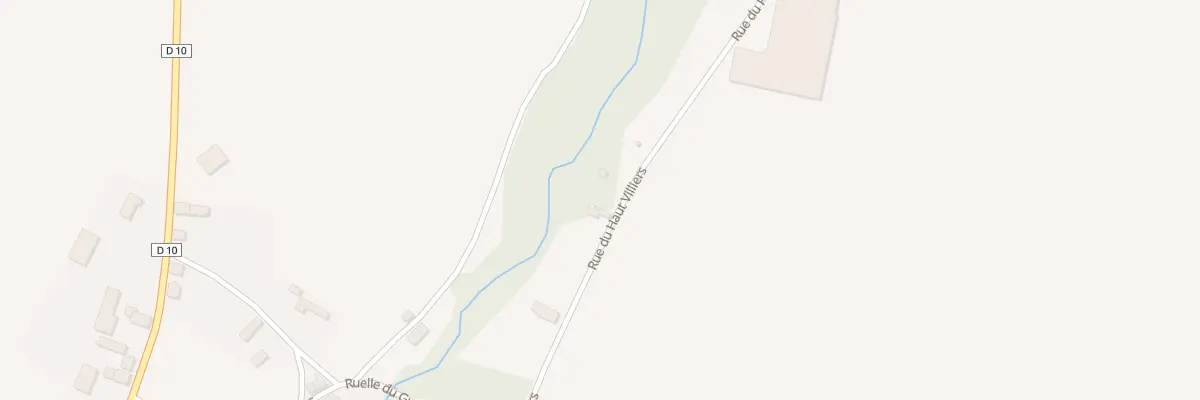 Plan du 9 Rue du Haut Villiers à Herbisse
