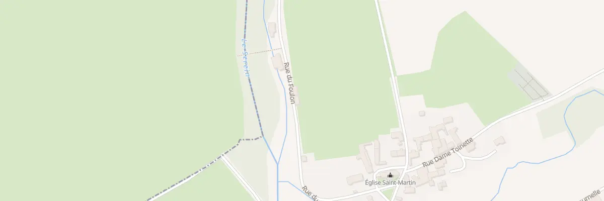 Plan du 2 Rue du Foulon à Toutry