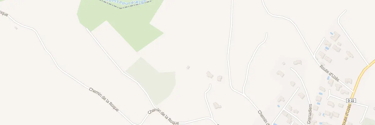 Plan du 5310 Che de la Roque à Souvignargues