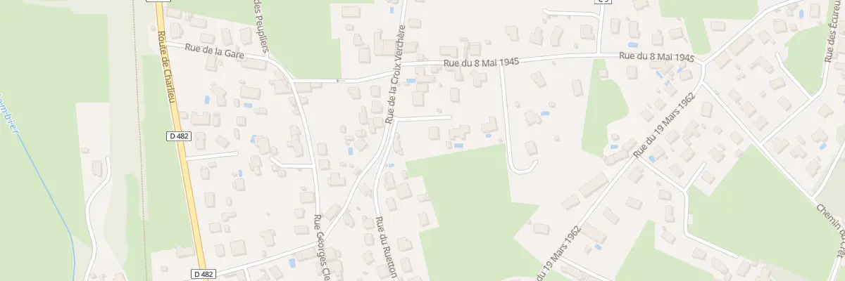 Plan du 28 Imp des Lilas à Vougy