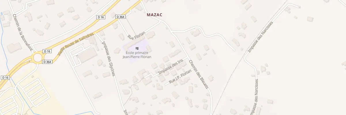 Plan du 3A Imp des Iris à Saint-Privat-des-Vieux