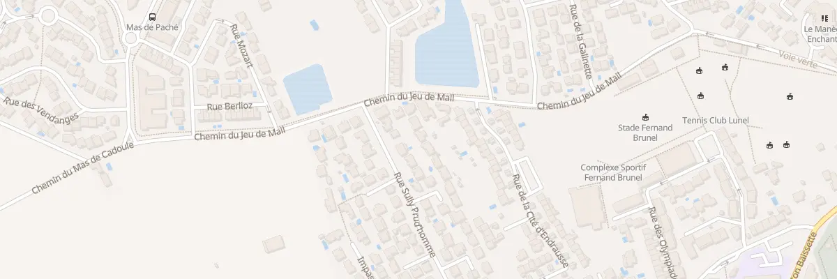 Plan du 60 Rue Sully Prud Homme à Lunel