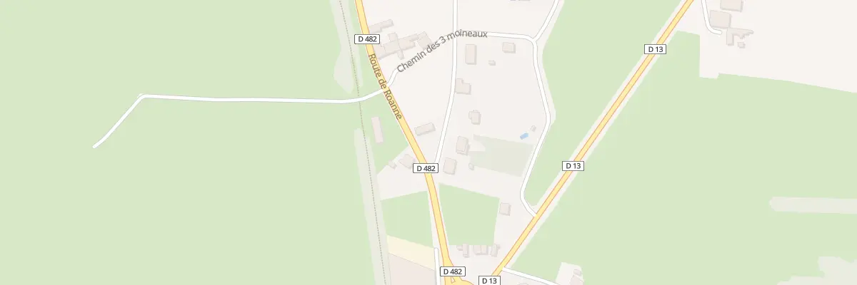 Plan du 363 Rte de Roanne à Vougy