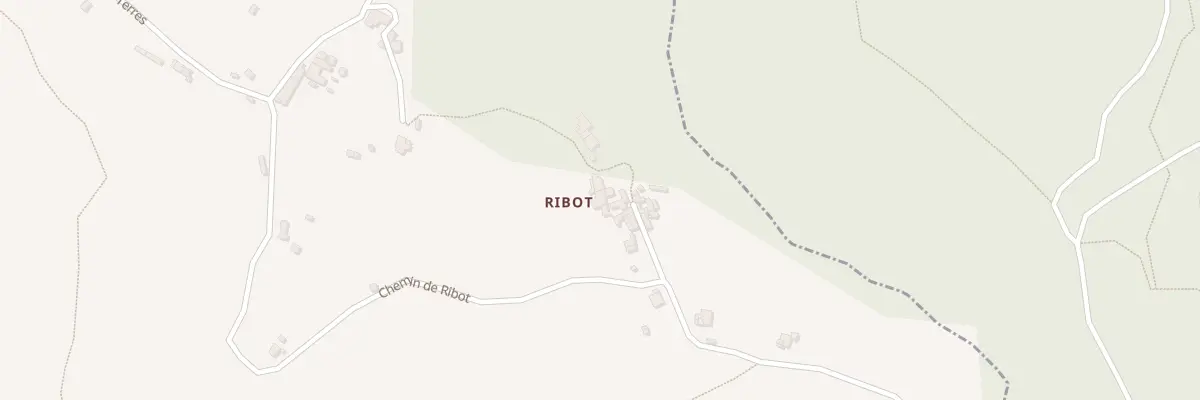Plan du 5412 Ribot à Saint-Florent-sur-Auzonnet