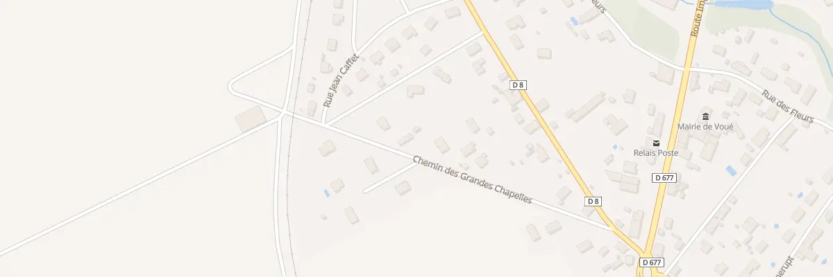 Plan du 9 Che des Grandes Chapelles à Voué