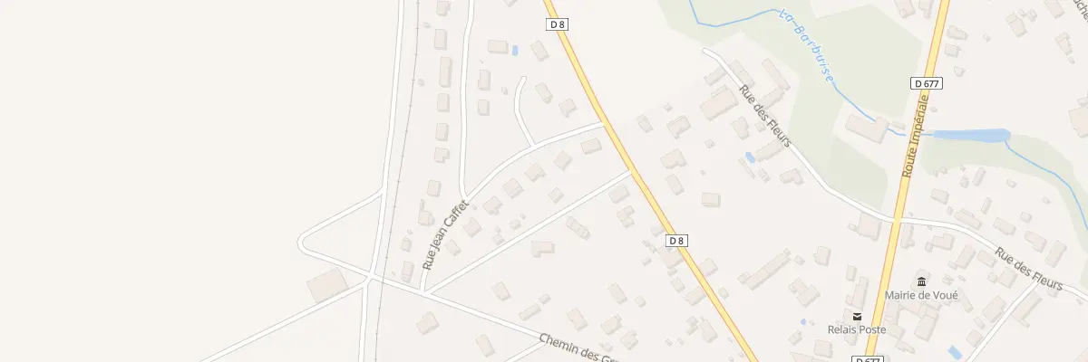 Plan du 6 Rue Jean Caffet à Voué