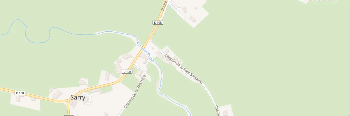 Plan du 5043A Le Bourg à Sarry