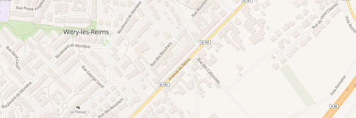 Plan du 56 Av de Reims à Witry-lès-Reims