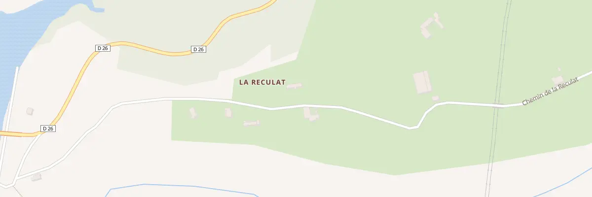 Plan du 684 Che de la Reculat à Saint-Jodard