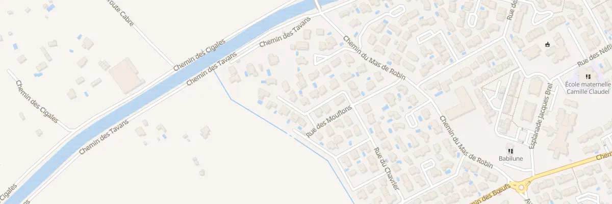 Plan du 107 Rue des Chamois à Lunel