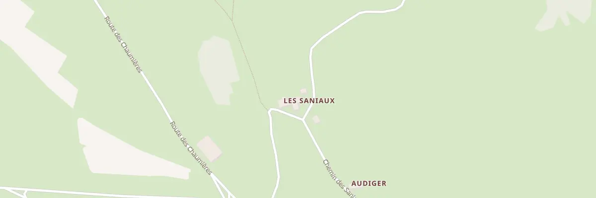 Plan du 8 Che des Saniaux à Saint-Front