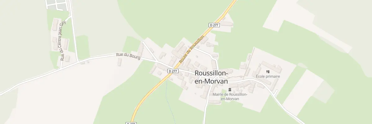 Plan du 24 Rue du Bourg à Roussillon-en-Morvan