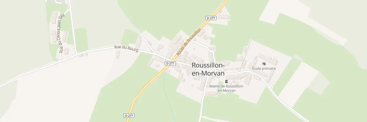 Plan du 22 Rue du Bourg à Roussillon-en-Morvan