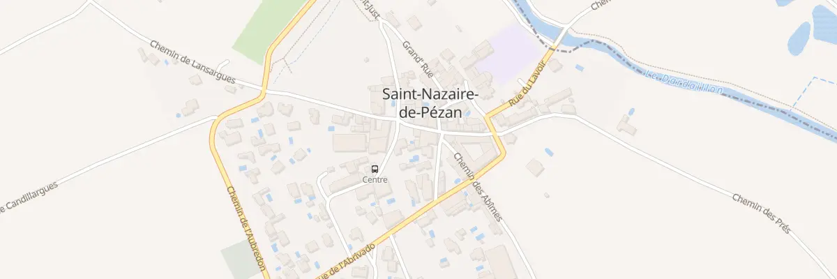 Plan du 83 Rue du Chateau à Saint-Nazaire-de-Pézan